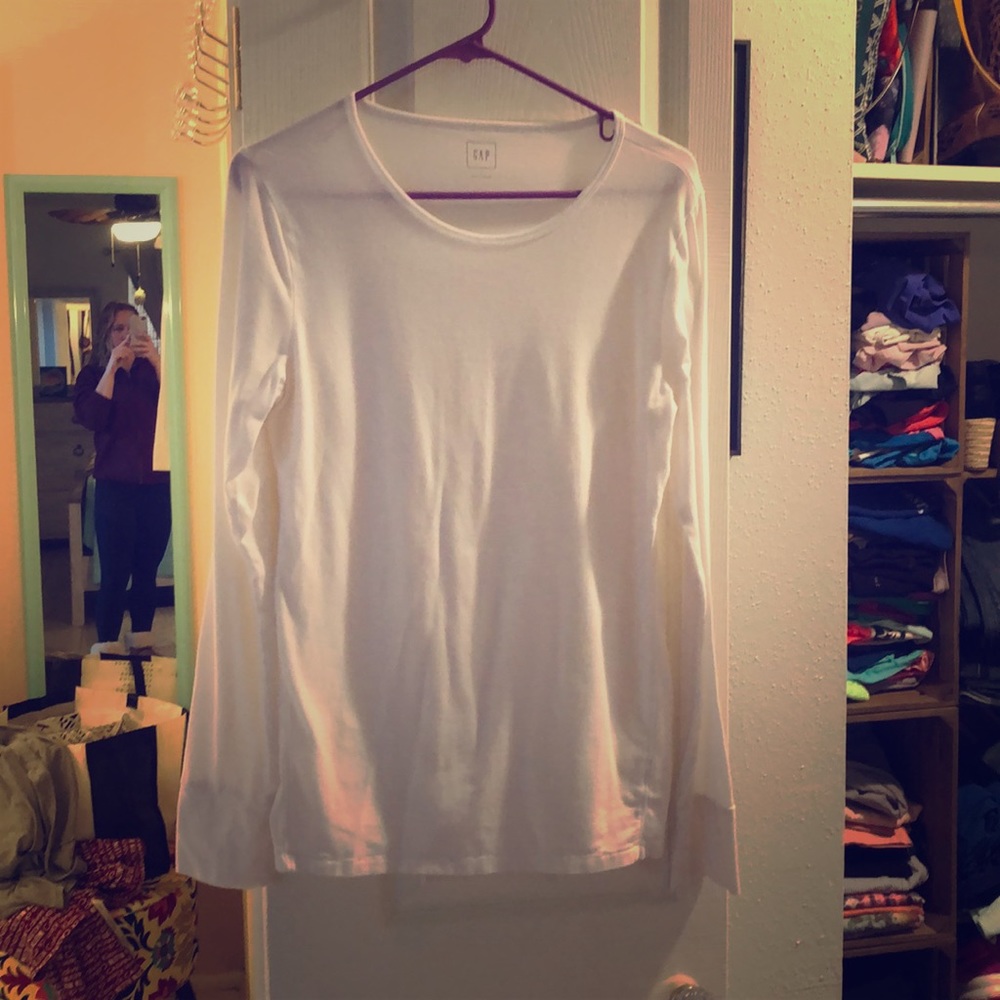 White long sleeve shirt